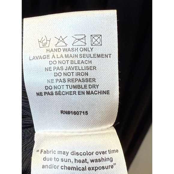 Retrofete NWT Waldorf Pleated Maxi Dress Women’s Size XS Black Strapless Slit - Picture 8 of 12